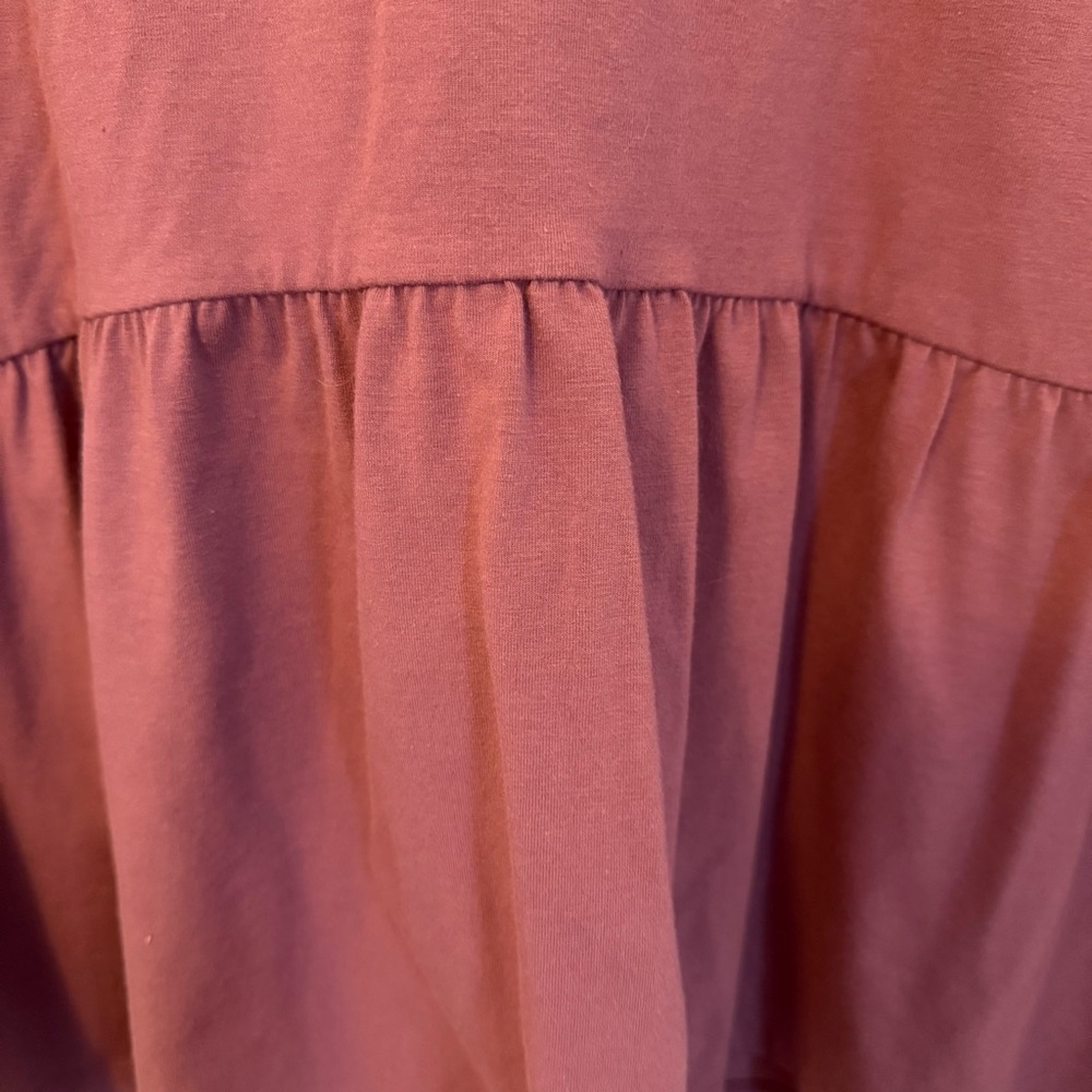 A New Day Women's Medium Sleeveless V-Neck Pullover Mauve Pink Summer Mini Dress - Picture 5 of 11